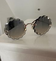 Chloe Sonnenbrille mit Wellenrand goldfarben gebraucht