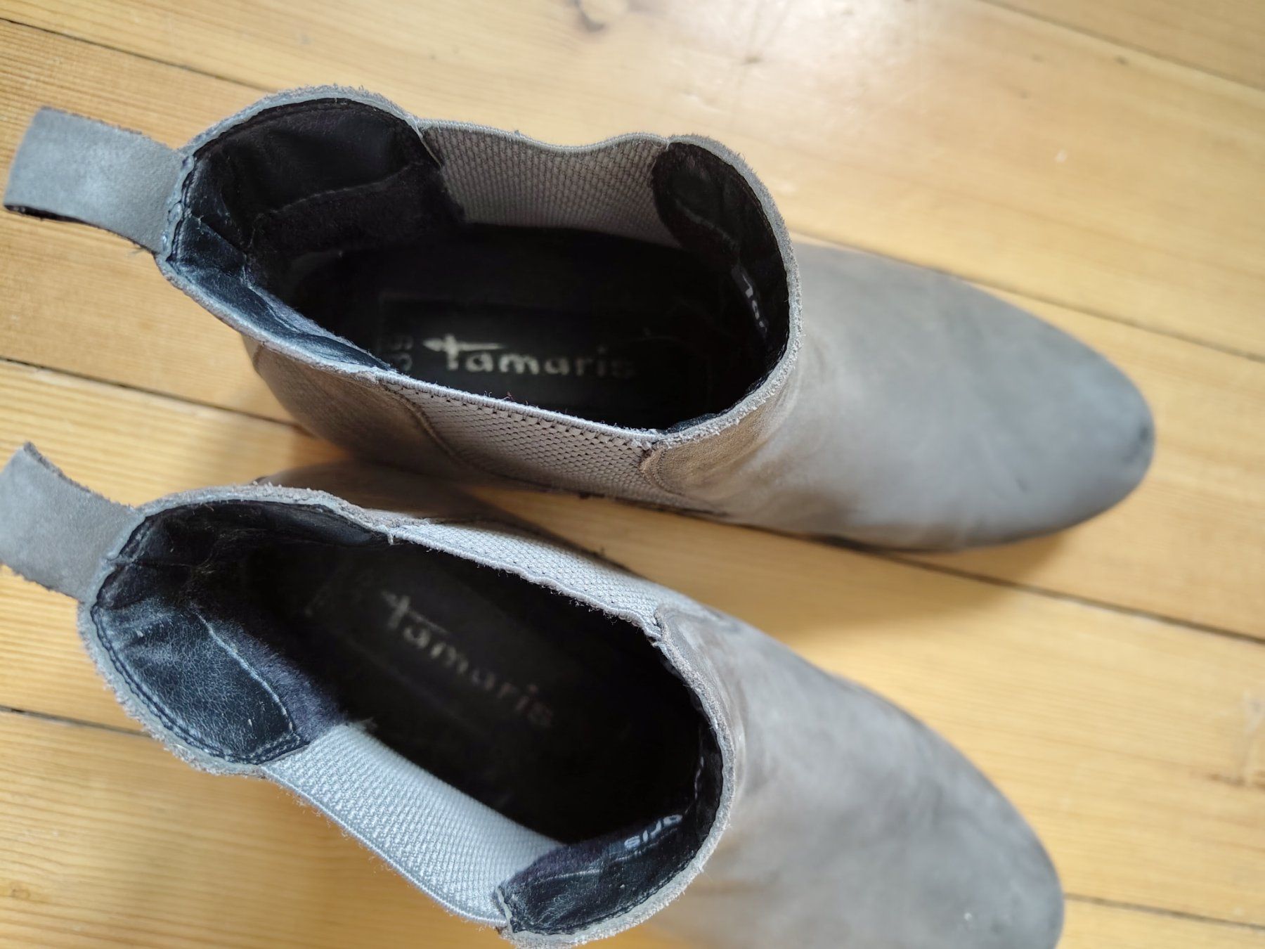 Scarpe da donna: Graue Lederschuhe Grösse 39 – Usato da Basel venduto da ste_g9bv 1