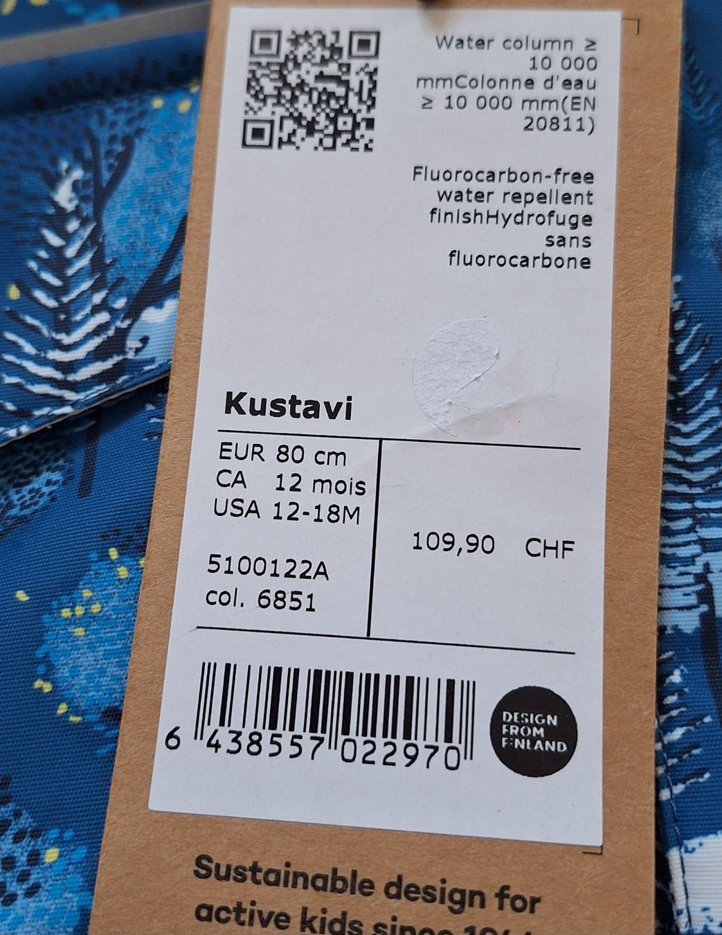 Reima Vestes & Manteaux: Neue Winterjacke von REIMA TEC Gr. 80 – Neuf avec emballage d'origine à Bern par _finnjagfe_ 3