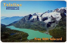 TELELINE geladene Muster-Telefonkarte - Neuentdeckung