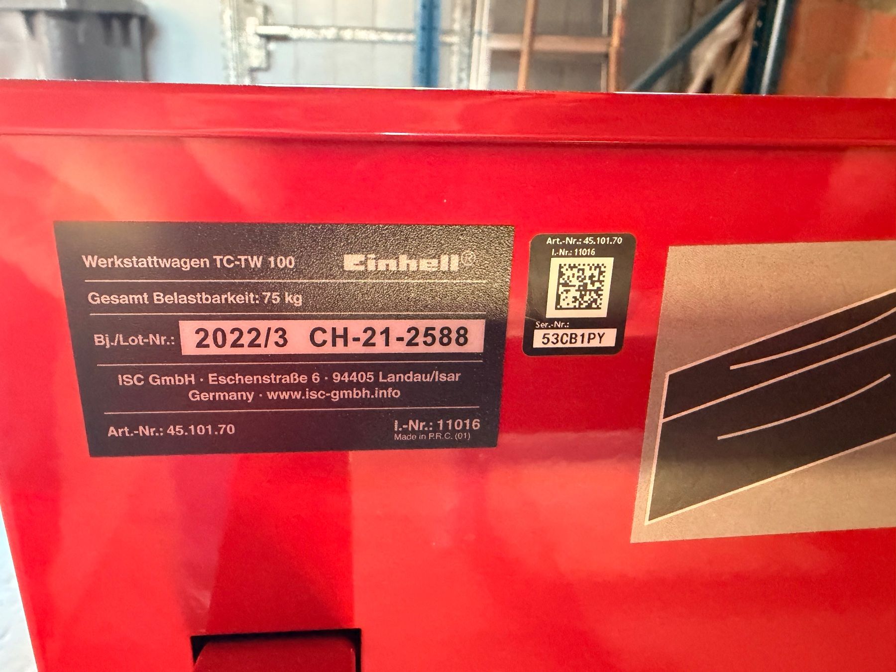 Einhell Alle Werkzeuge: Einhell Werkstattwagen TC-TW 100 – Neu (gemäss Beschreibung) aus Dulliken von kingroyal 3