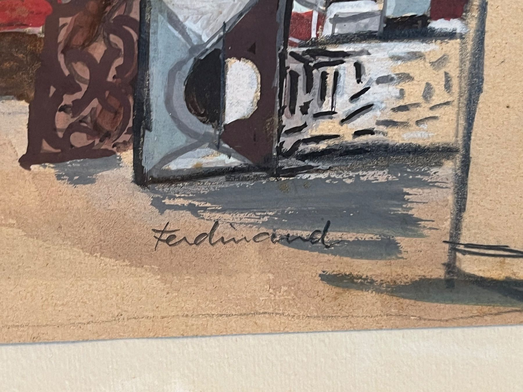 Dipinti: Edwin Ferdinand Grosshardt (schweizerisch, 1901-1960) – Usato da Basel venduto da Kaffee_und_Kunst 4