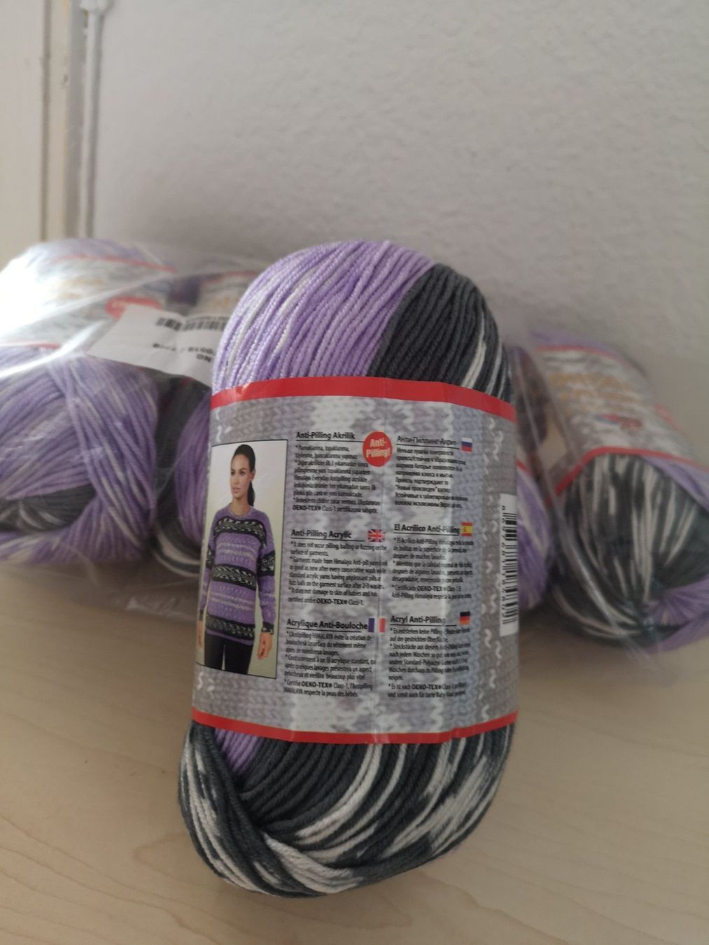 Lana: 5x 100g Acryl Anti-pilling Garn – Nuovo e nell'imballaggio originale da Frenkendorf venduto da DORU1 6