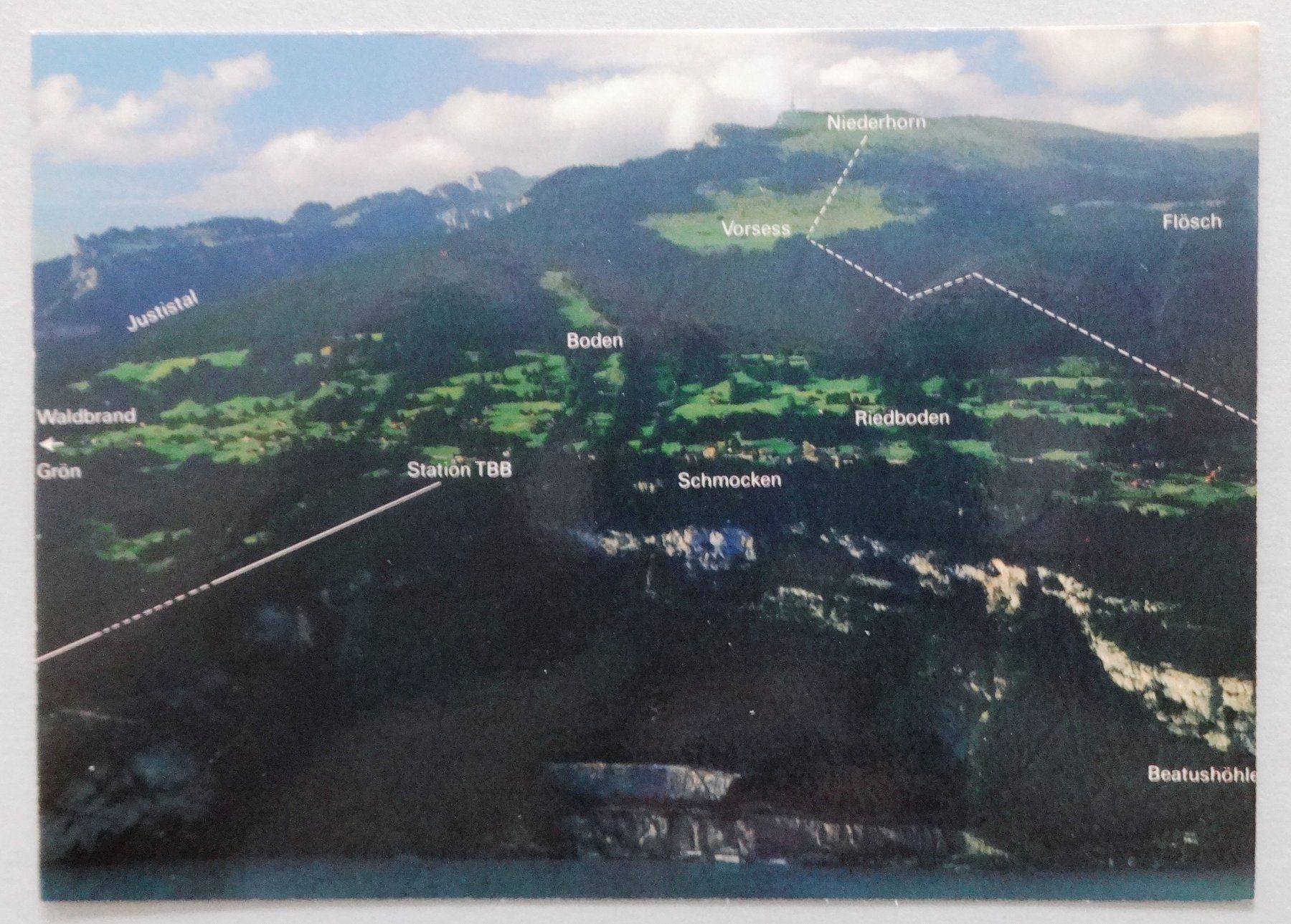 Cartes postales: Beatenberg, Niederhorn, Thunersee – D'occasion à Fétigny par Billy2miny