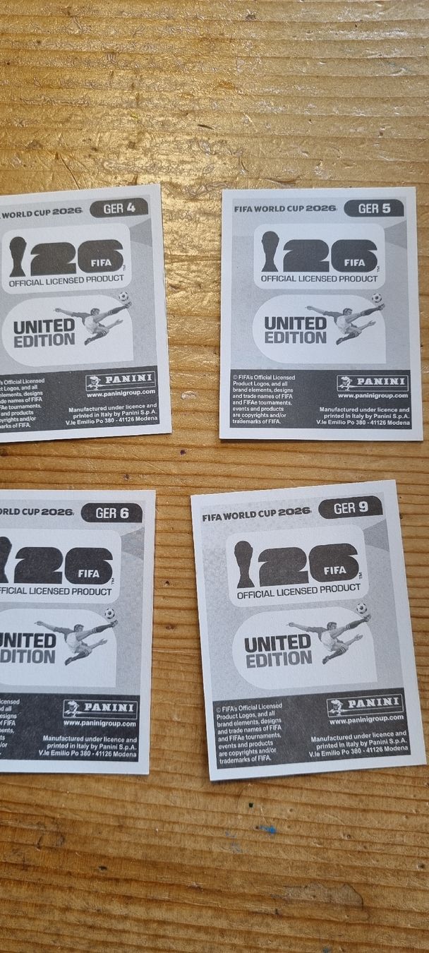 Panini Sammelbilder & Trading cards: Panini GER – Neu (gemäss Beschreibung) aus Tenniken von Bi