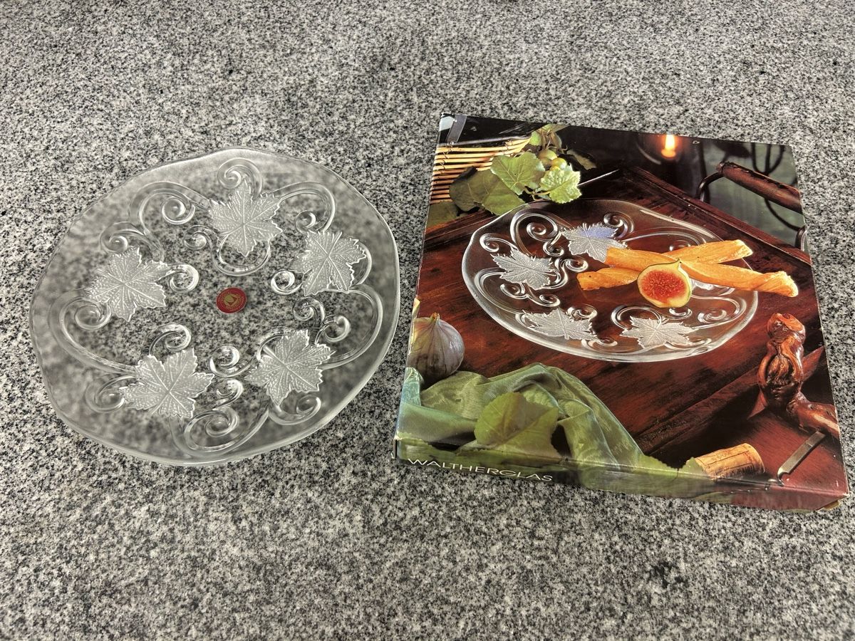 Piatti: Original Walther Glas Teller – Nuovo e nell'imballaggio originale da Bern venduto da jiny10