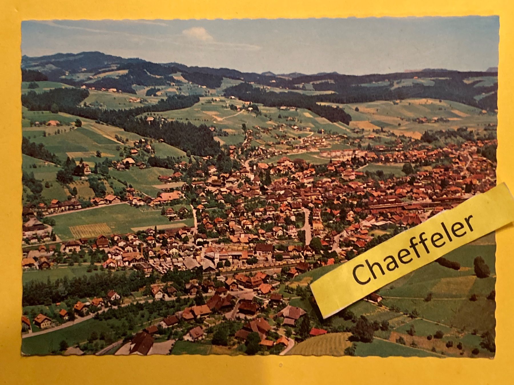 Cartoline postali: Langnau im Emmental – Usato da Zürich venduto da Chaeffeler