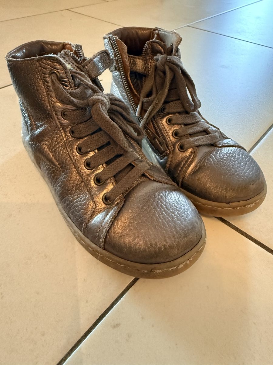 Bisgaard Schuhe für Jungen: Bisgaard Kinderschuhe Leder metallic gebraucht – Gebraucht aus Thalwil von bet_h7sd 2