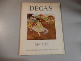 Degas Gemälde - Kunstband, Emil Vollmer Verlag, Top Zustand