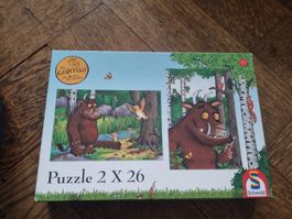 Puzzle Le Gruffalo Schmidt, 2x26 pièces, complet!🍄🌳🐿️