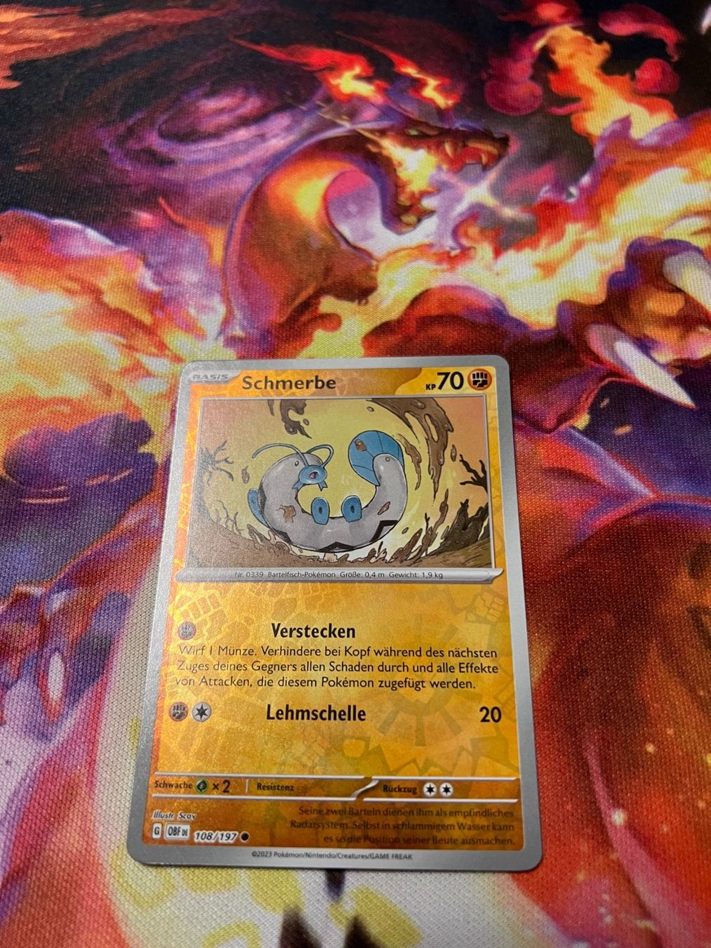 Pokémon Sammelbilder & Trading cards: Schmerbe (OBF 108) / Reverse Holo / Obsidianflammen – Neu (gemäss Beschreibung) aus Bülach von CherryBlu