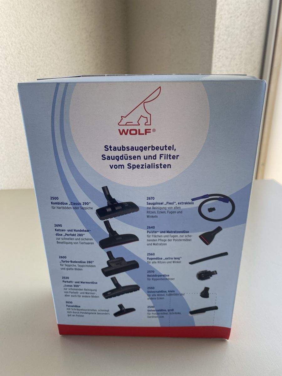 Rotel Aspirapolveri & Accessori: WOLF Staubsaugerbeutel zu Rotel Typ 66.0/1/3/4 – Nuovo e nell'imballaggio originale da Wittenbach venduto da kramerei.vanessa 1