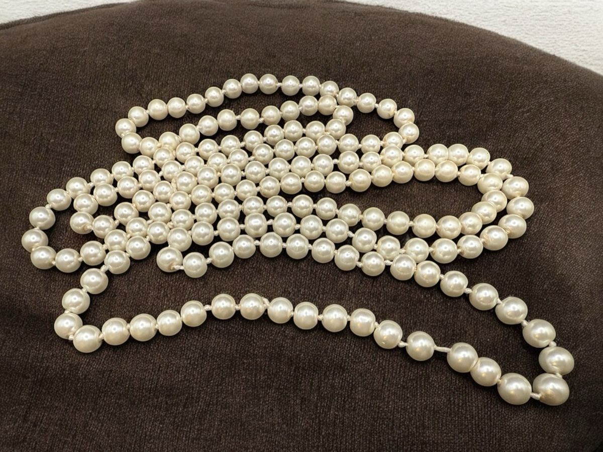 Ketten: Elegante lange Halskette aus Perlen – Gebraucht aus Lamone von LaCantinaMagica 2