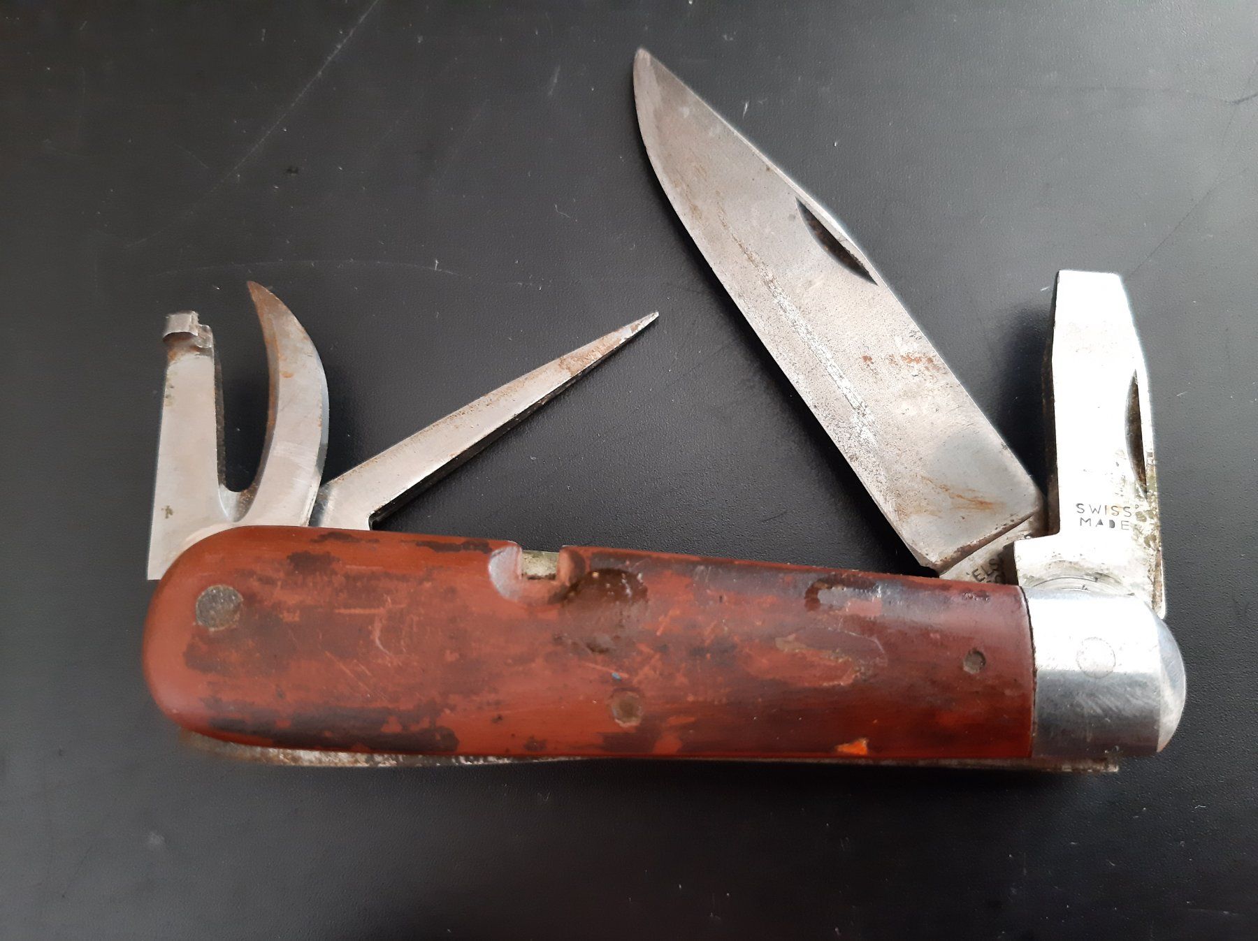 Schweizer Armee Coltelli tascabile: Sackmesser Elsener – Difettoso da Zürich venduto da rosinbarb