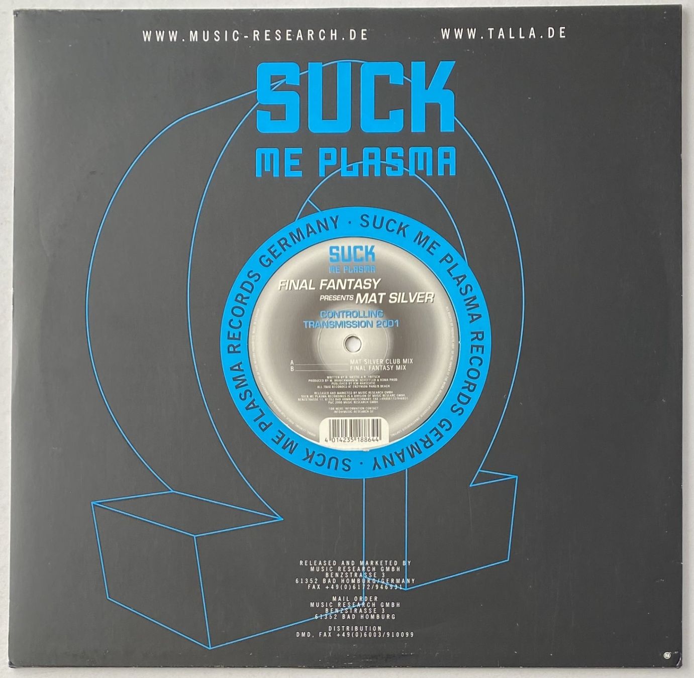 Dischi in vinile: Final Fantasy Presents Mat Silver, Controlling Transmission – Usato da Flums venduto da Empe1 1