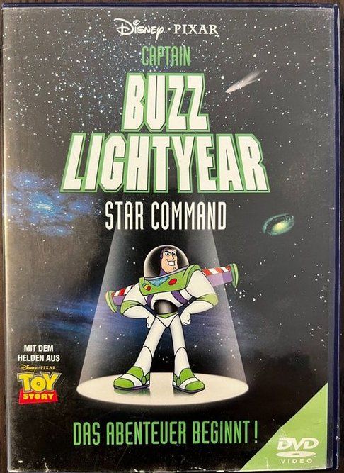 Tutti i DVDs: Captain Buzz Lightyear - Star Command (De-En-It-Heb)  ©'2000 – Usato da St. Gallen venduto da elk2024