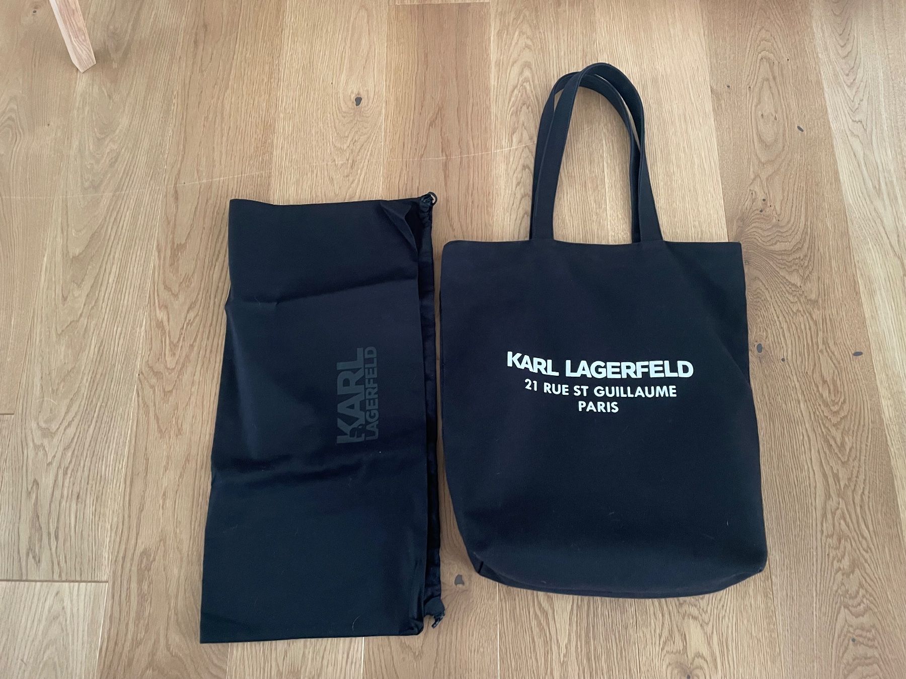 Karl Lagerfeld Borse da donna: Karl Lagerfeld Shopper aus Canvas – Usato da Felben-Wellhausen venduto da begean
