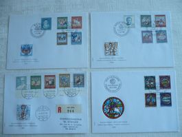 Pro Patria 1965 - 68 4 FDC SBK B123 - B141