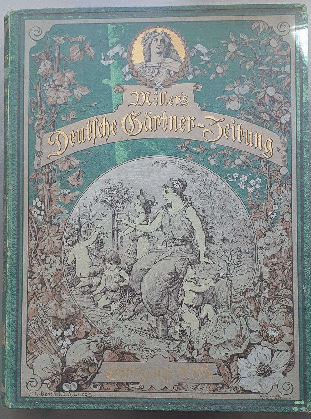 Bücher: Deutsche Gärtner-zeitung 1886+87, Top – Gebraucht aus Kreuzlingen von Rschweiz1