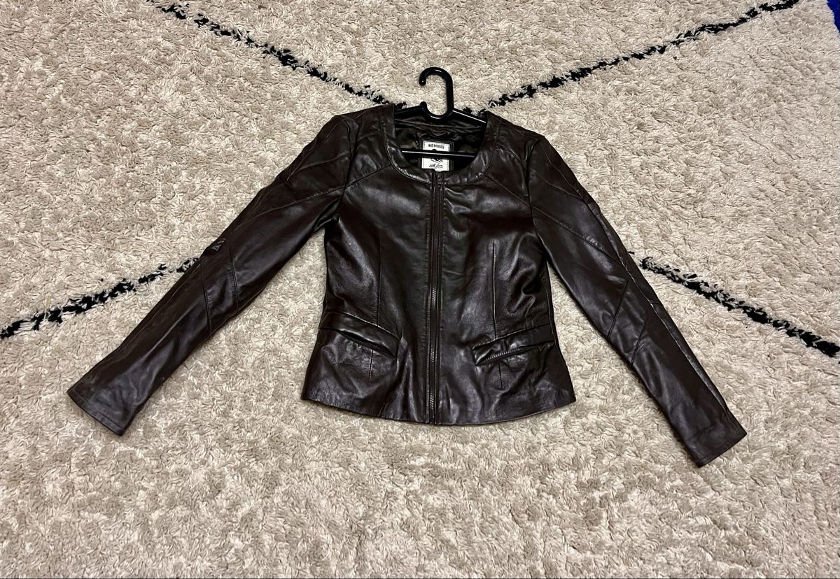 Jacken: Lederjacke Gr. S, braun,100% Lammleder – Gebraucht aus Bennau von Kristina12345