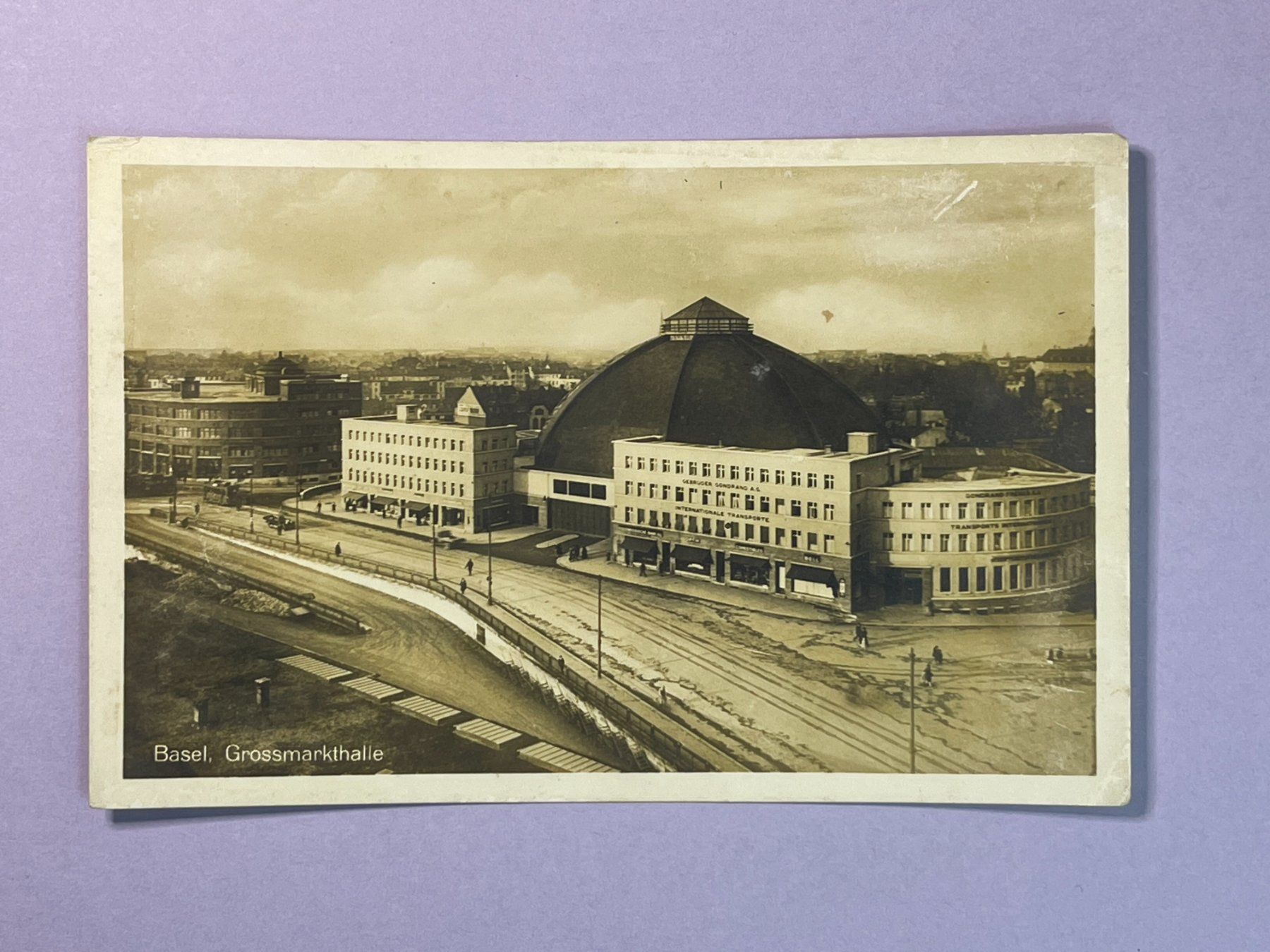 Cartoline postali: Basel - Grossmarkthalle – Usato da Steg VS venduto da _vinci_
