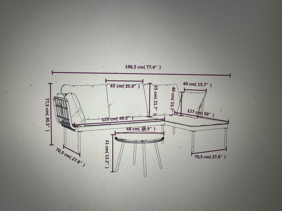 Divani: Loungeset mit Tisch – Nuovo (secondo la descrizione) da Bern venduto da Bajixx 1