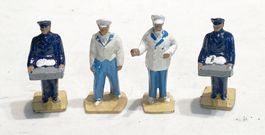 Dinky Toys (GB) 4 Figuren aus Set 3 und 5 (1954 – 56)