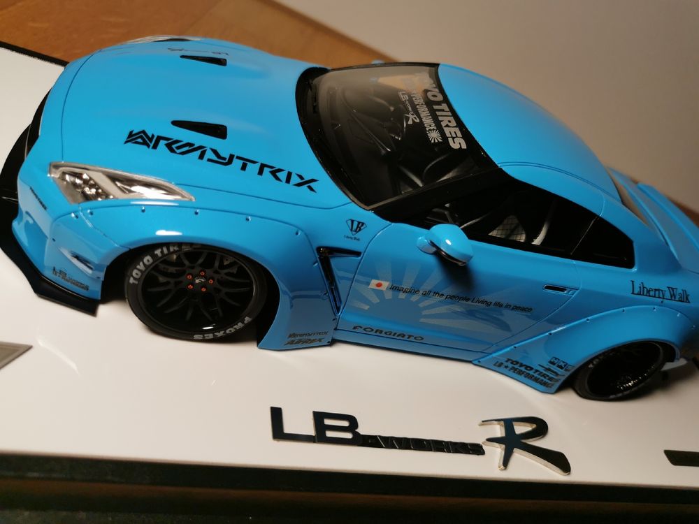 LB-Works Nissan GTR R35 1:18 make up (Neu und originalverpackt) in ...