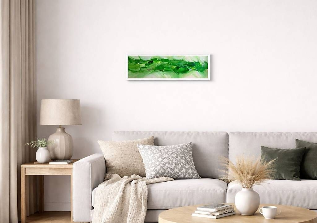 Dipinti: Acrylbild 20x60cm grün – Nuovo e nell'imballaggio originale da Urdorf venduto da manuela4 1