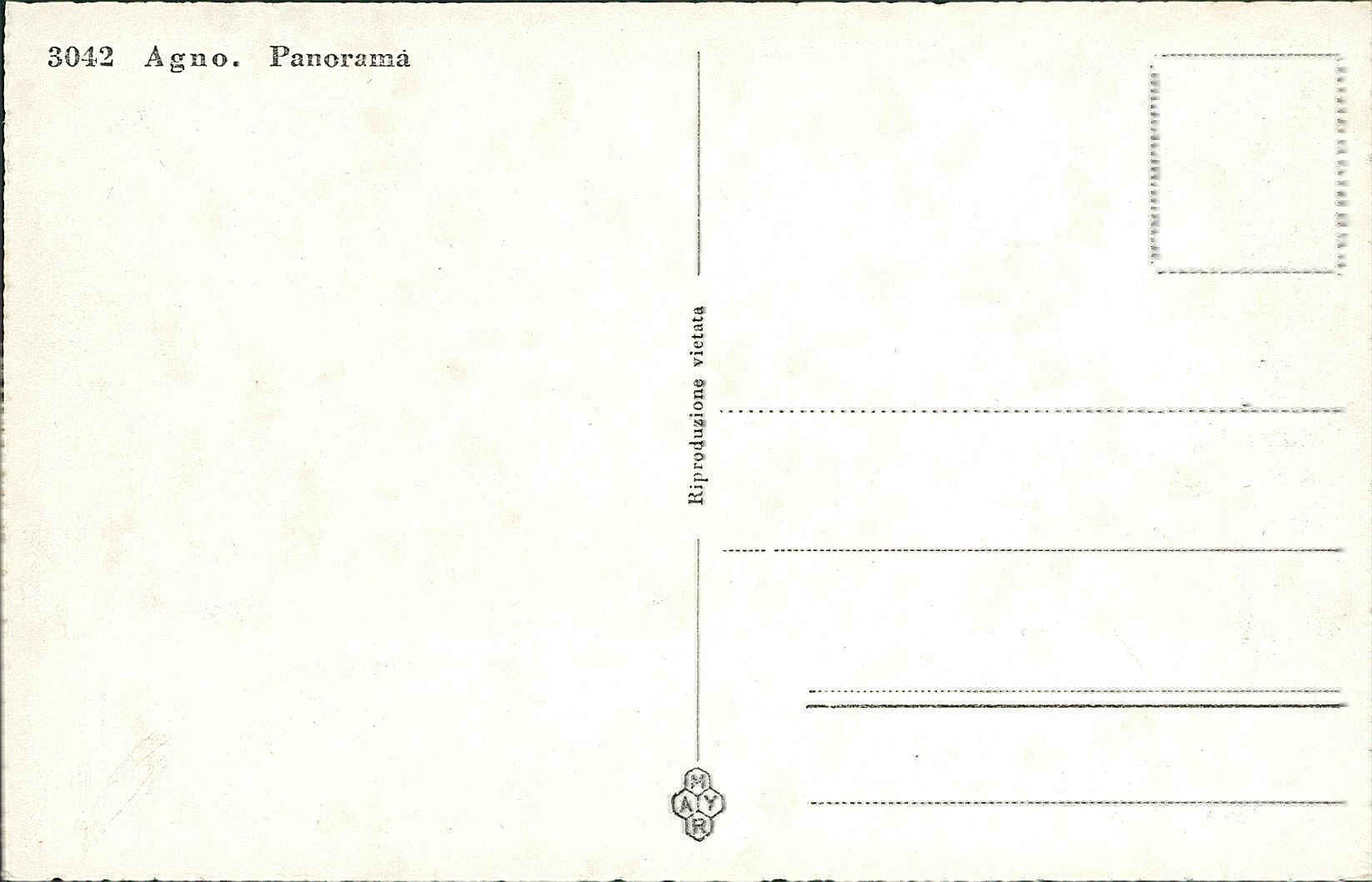 Cartoline postali: Agno – Usato da Biasca venduto da Blenio71 1