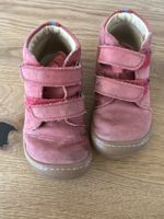 Koel Barfussschuhe Leder rot Grösse 28 gebrauchter Zustand
