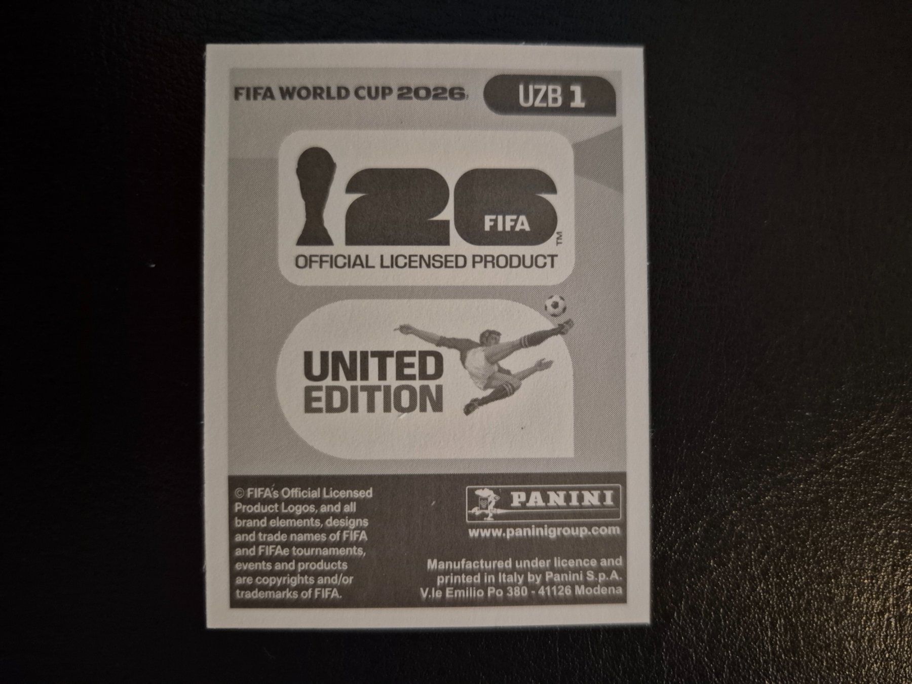 Panini Carte collezionabili: Panini WM 26 UZB 1 – Nuovo (secondo la descrizione) da Rorschacherberg venduto da AJ3108 1