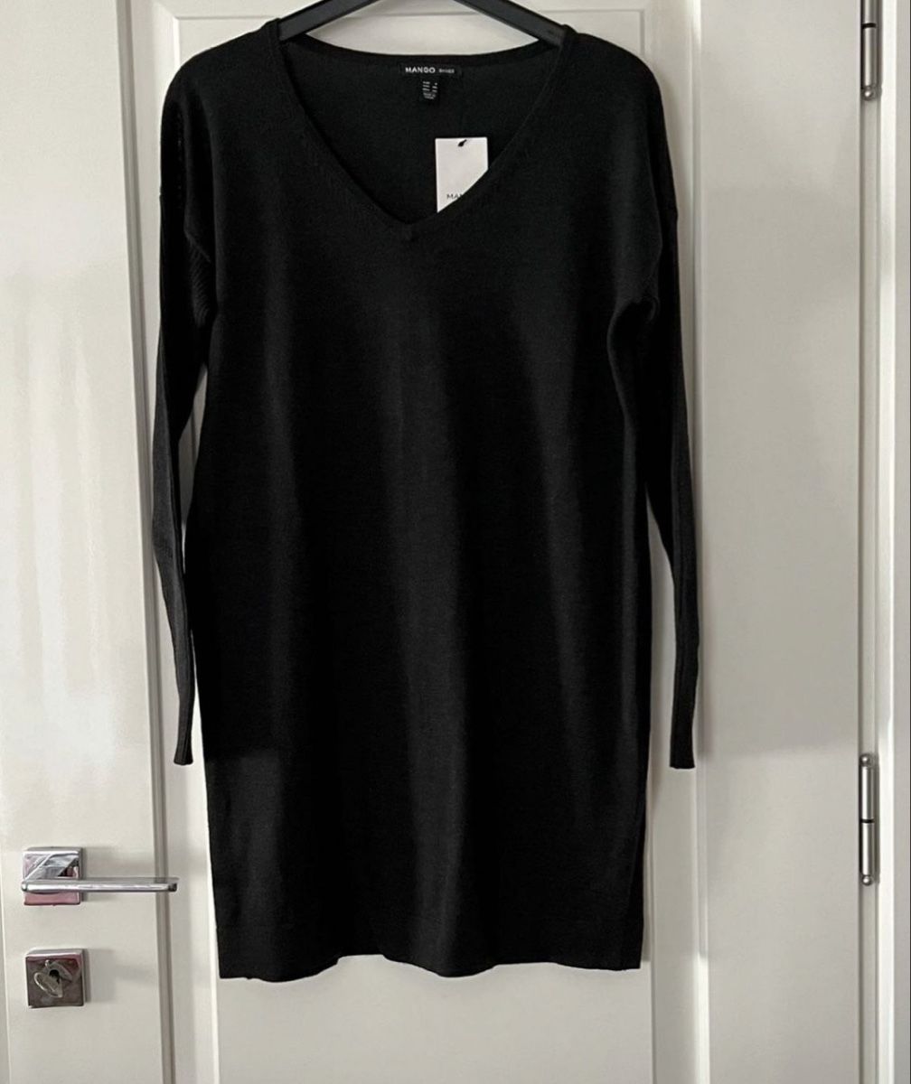 Mango Robes: Mango Strickkleid dunkelgrau Gr. S – Neuf avec emballage d'origine à Frutigen par glnays