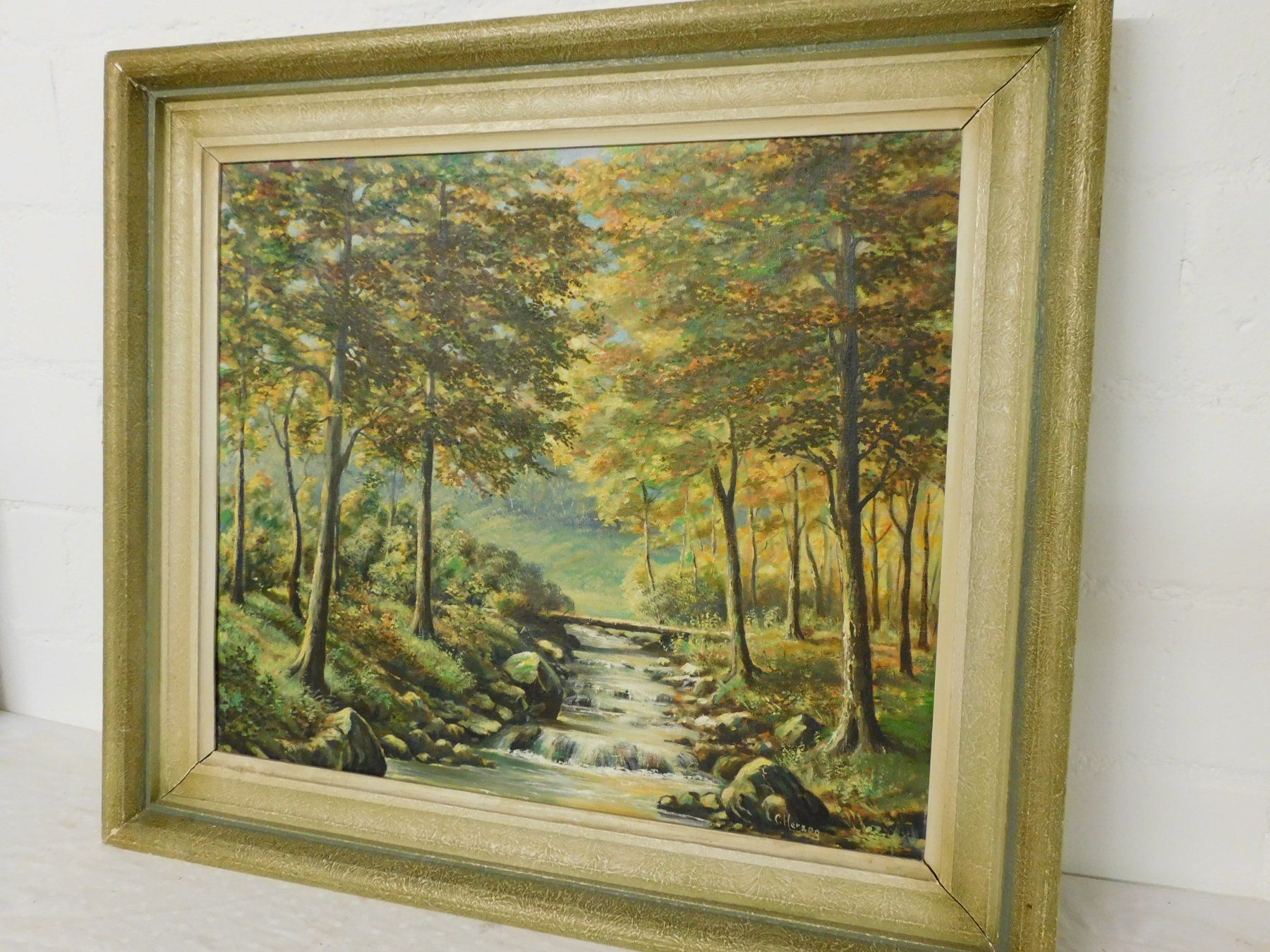 Gemälde: Ölgemälde Herbstlandschaft, signiert, gerahmt – Gebraucht aus sursee von trilli-tralli 4