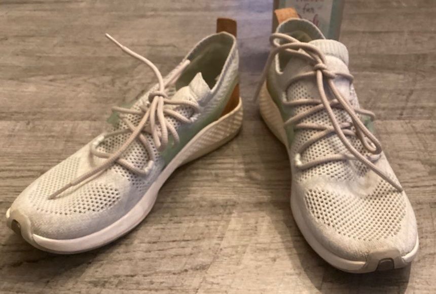 Timberland Scarpe da donna: Timberland Sommer Sneaker Gr.40, weiss mint – Usato da Horn venduto da Resvi 1