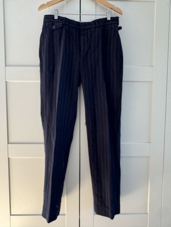 Polo by Ralph Lauren Wool Pinstripe Trousers - 32/32