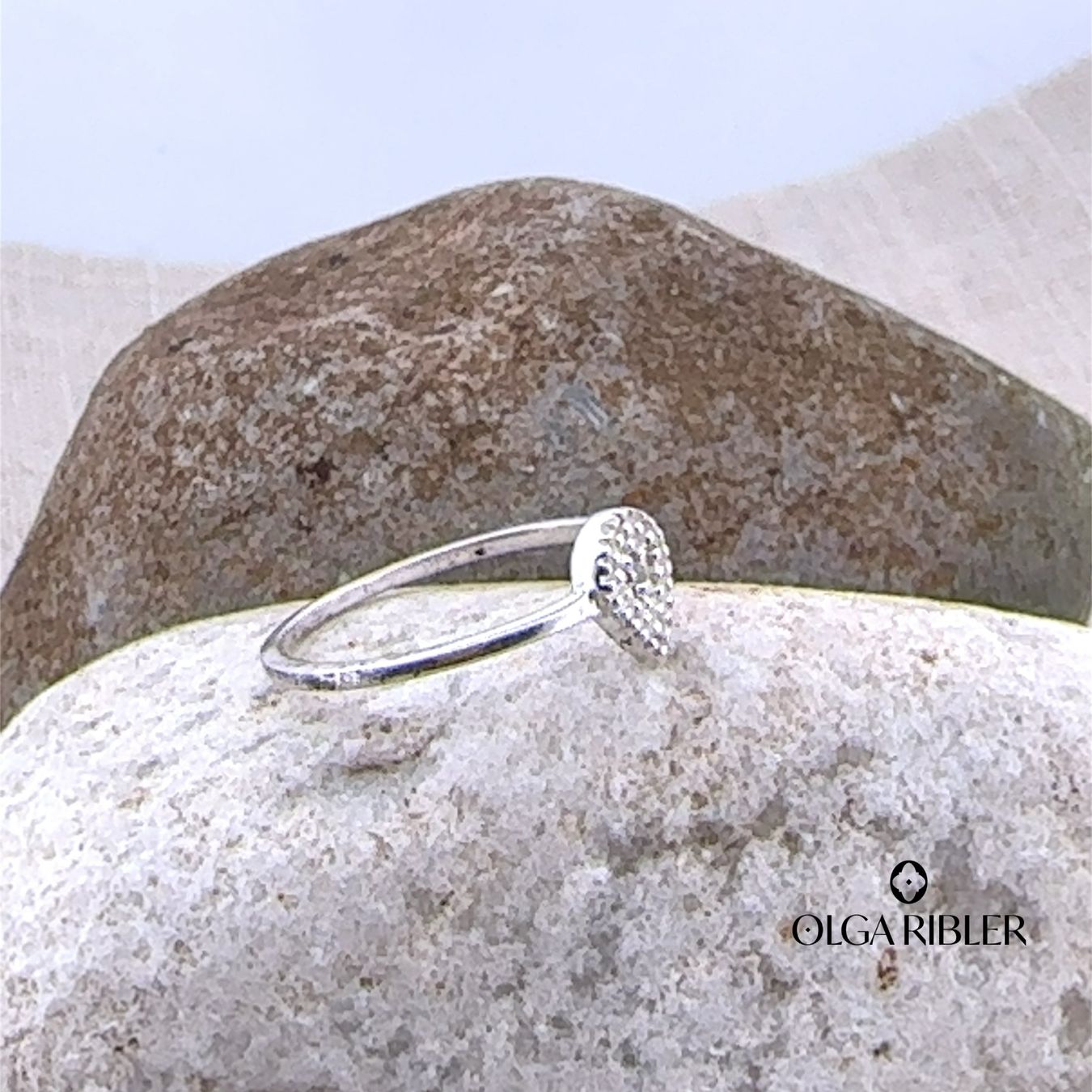 Olga Ribler Anelli: Feiner Silber Ring 925 mit Topas Grösse 52 – Nuovo (secondo la descrizione) da Luzern venduto da Schmuckoutlet 5