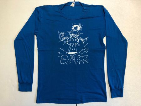 Vintage 60s T-shirt Langarm Gaston Lagaffe Gr.M NEU!