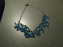 Kette, blau/schwarz