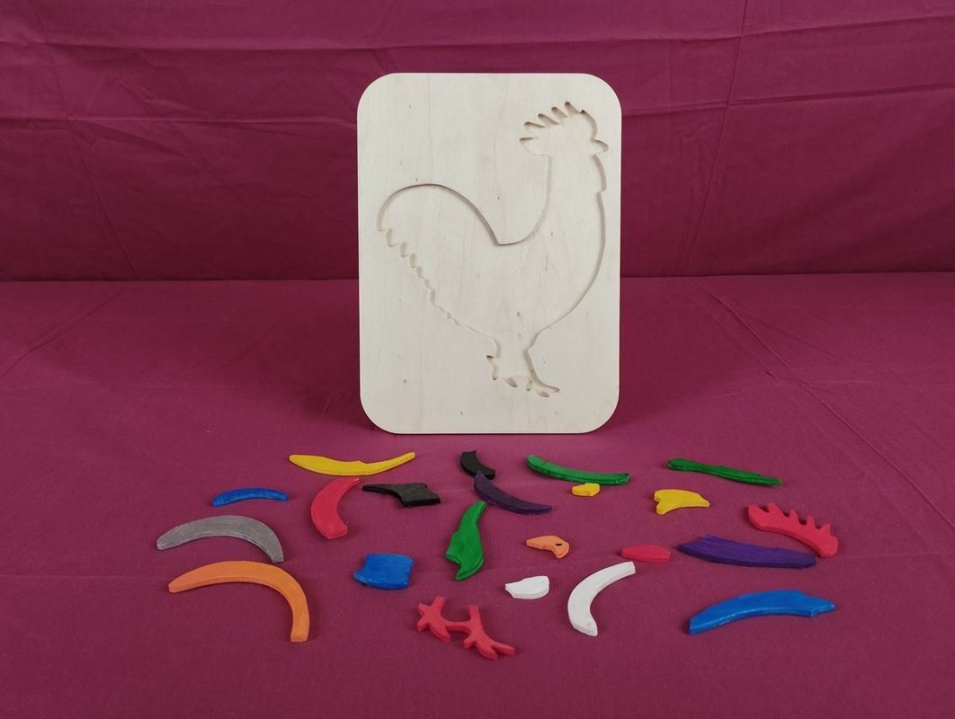 Puzzles: Hahn-Puzzle - VIERZACK – Neu (gemäss Beschreibung) aus Schübelbach von Restwert_Schubelbach 4