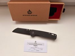 QSP Penguin - Titanium frag handle black, black stonewash