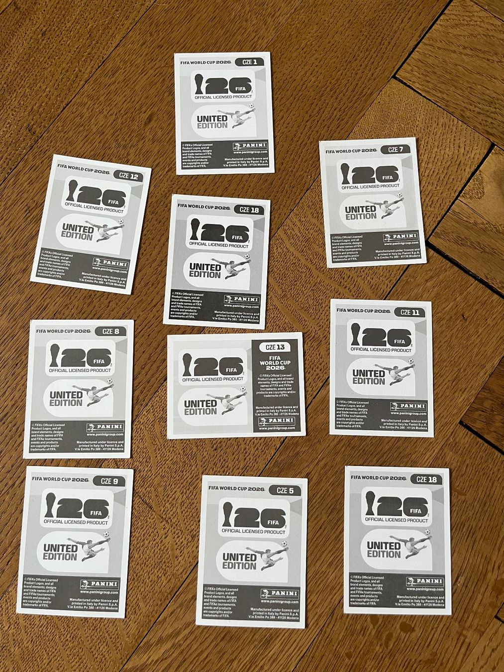 Panini Carte collezionabili: 10 Panini-Stickers Tschechien – Nuovo (secondo la descrizione) da Basel venduto da susha24 1