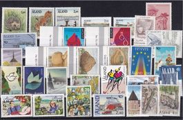Timbres d'Åland neufs et oblitérés avec carnets (6 scans)