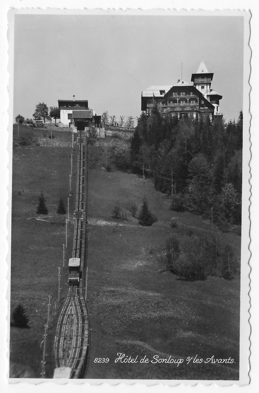 Cartoline postali: Hotel de Sonloup s/ les Avants – Usato da Hefenhofen venduto da Richsalz