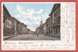 Langenthal - Marktgasse - 1900
