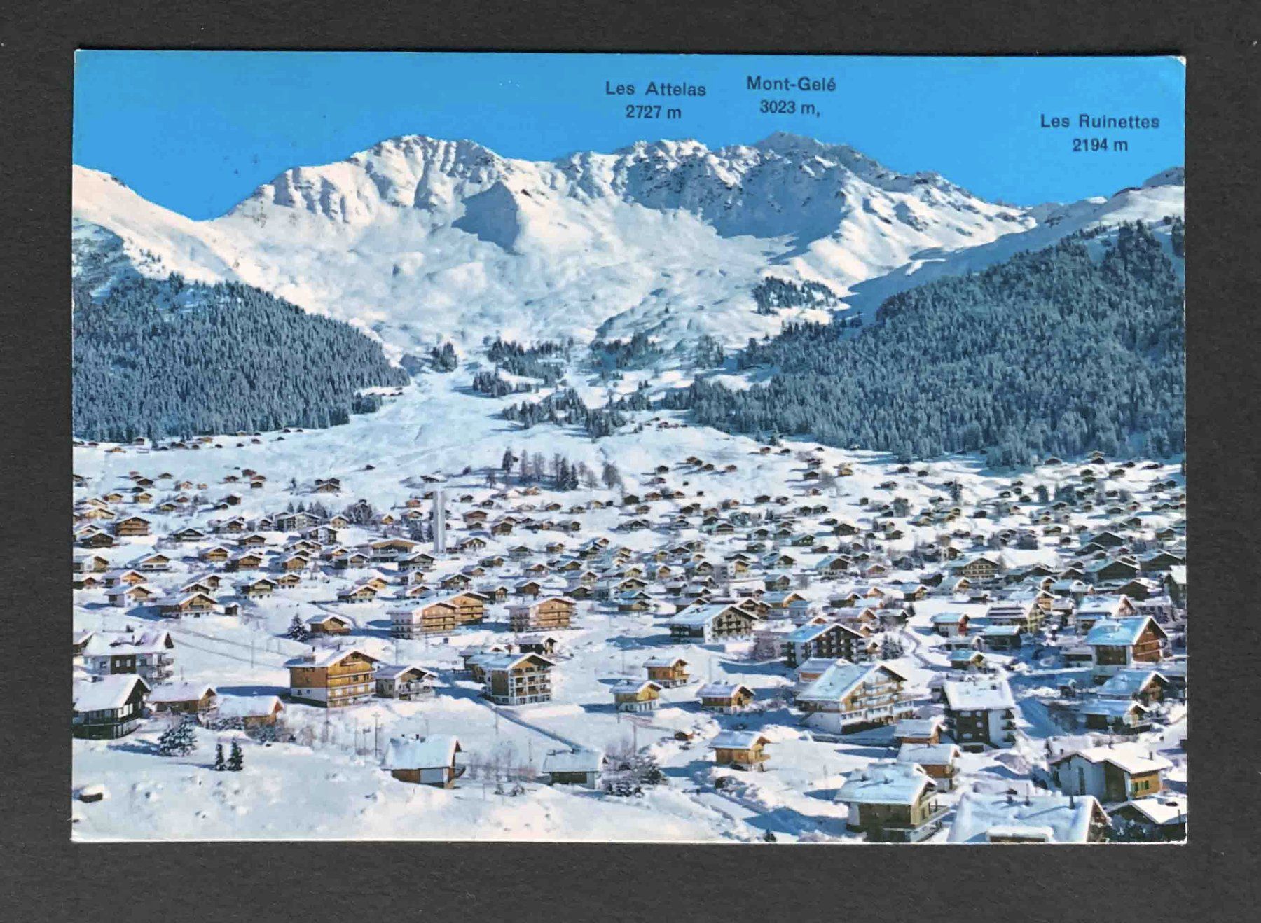 Cartoline postali: AK Verbier Station VS – Usato da Goldau venduto da artelier1