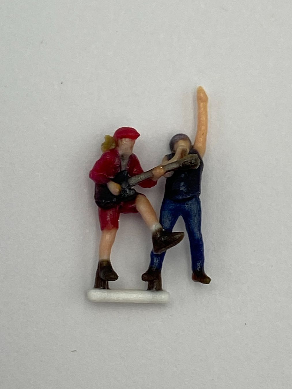 Modellini di ferrovie: Hünerbein 2002 N Angus & Brian Rockband – Nuovo e nell'imballaggio originale da Neukirch a.d. Thur venduto da Modellbaushop