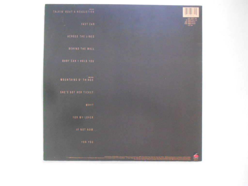 Vinyles: TRACY CHAPMAN – D'occasion à Bex par Giorgiob 4