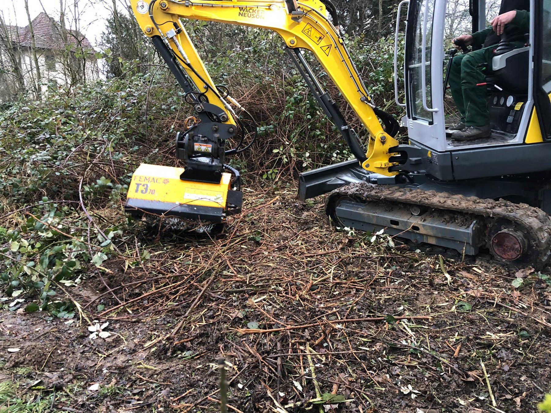 Tutte le macchine: Occ. Baggermulcher Femac T3-70 – Usato da Haslen AI venduto da Wildtech 3
