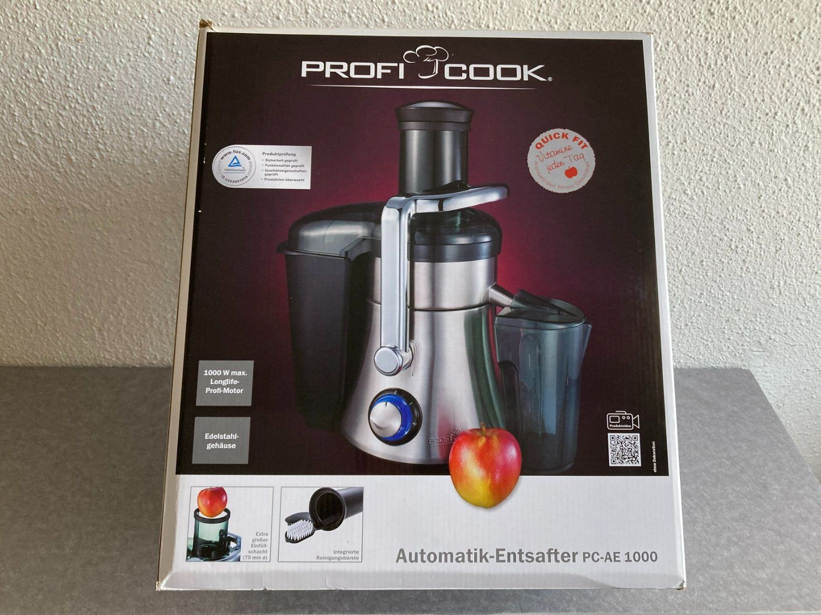 Küchengeräte: ProfiCook Automatik-Entsafter PC-AE 1000, Automatic Juicer – Neu und originalverpackt aus Küsnacht ZH von PLZoll 6